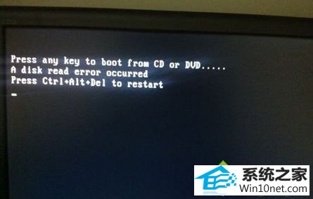 win10ϵͳʼǱdisk read errorʾͼĲ